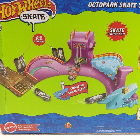 Hot Wheels 2023 Tony Hawk Octopark‎ Skate Set Playset Fingerboard & Shoes NEW - Picture 11 of 16